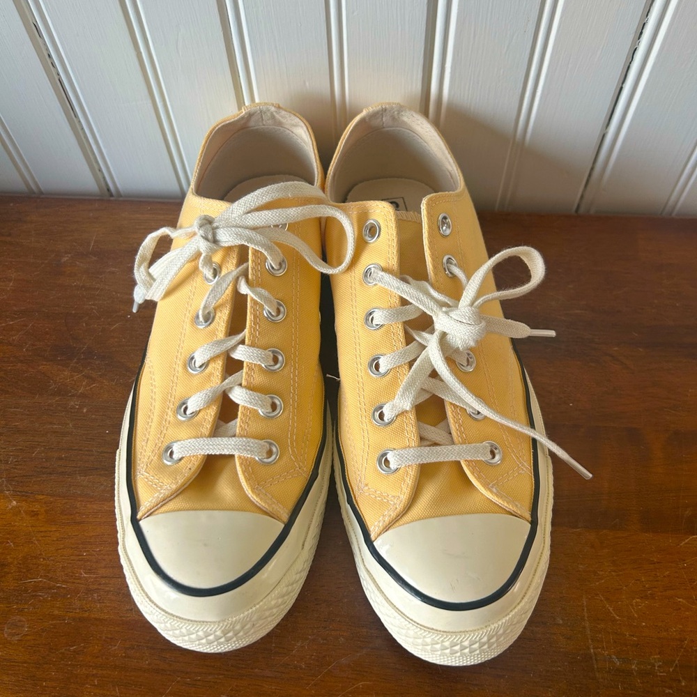 Yellow Converse Sneakers, like new!